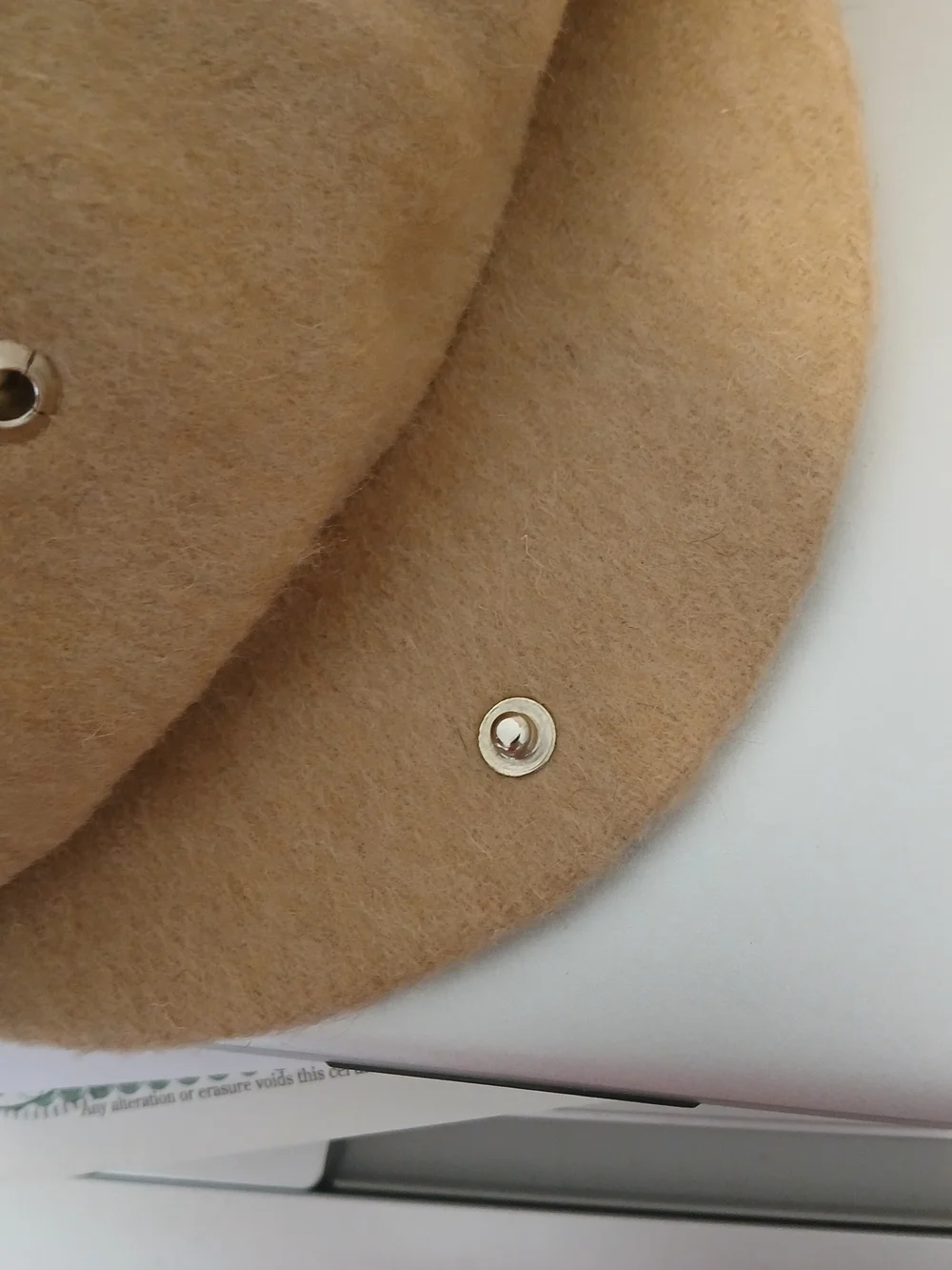 Stetson Tan Wool Newsboy Cap